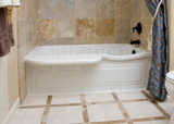 NewEdge Bathtub | bathtub with seat built in the edge