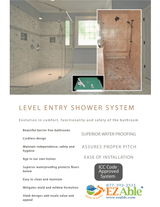 Level Entry Shower Waterproofing System