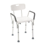 Bath Bench with Padded Arms & Opt Backrest | 300# wt cap