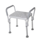 Bath Bench with Padded Arms & Opt Backrest | 300# wt cap