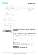 Bathtub Folding Seat | Wall Mount G25JDS18 spec sheet