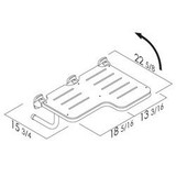 Heavy Duty Wall Mounted Shower Seat | Folding Shower Seat | 449 lbs capacity G25JDL29