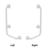 12 x 24 Inch L-shaped grab bar | 11 color options G25JBX19