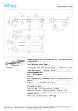 Wall Mount Folding Shower Seat | Heavy Duty | 451lb Capacity G25JDS22