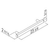 Rectangular Grab Bar