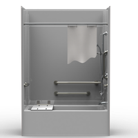Single Piece Bathtub Shower Combos