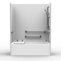 Multi Piece Bathtub Shower Combos