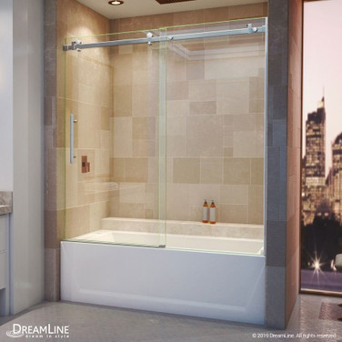 Frameless Tub Shower Doors | Dreamline | Enigma Air