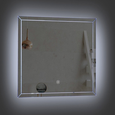 Bathroom Mirror With Lights | LED Touch Sensor | 24 x 22