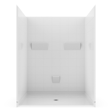60 X 48 Inch Curbless Shower (EZA6048)