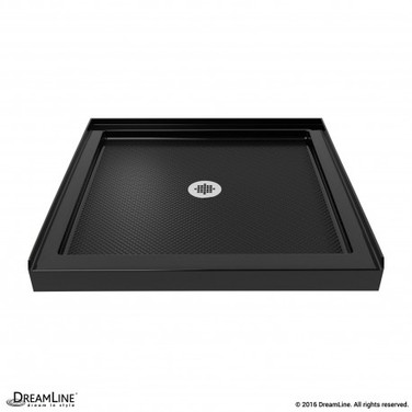 DreamLine Shower Base | 42 x 42 | Center Drain | Black