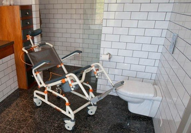 Rolling Shower Chair With TILT | ShowerBuddy