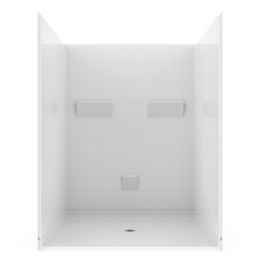 Walk in Shower 60 X 60 inch (EZA6060BF5P1.125C)