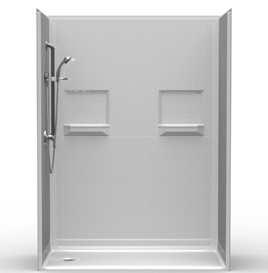 Walk In Shower Kit | 60 x 30 | Barrier Free | Deluxe Package