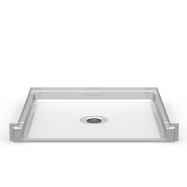 ADA Shower Base | 42 x 38 | Center Drain | Double Reveal