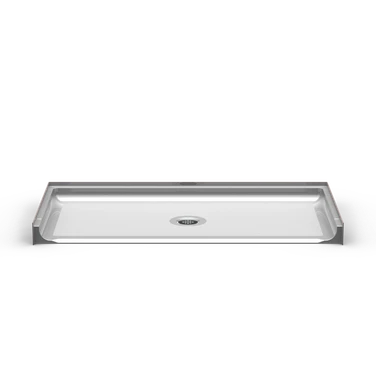 ADA-compliant shower base, 72 x 39 inches, barrier-free design, slip-resistant surface, zero-threshold entry
