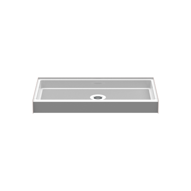 Curbed Shower Pan | 60 x 32 | Center Drain