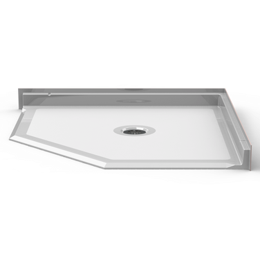 Neo-Angle Shower Pan | 42 x 42 | Center Drain | Barrier Free