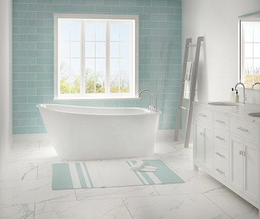 Freestanding Bathtub | 60 x 32 | Finn | End Drain | AcrylX™