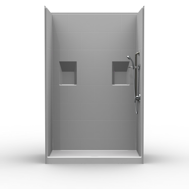 Stand Up Shower Stall | 60 x 38 | Single-Piece | Subway Tile