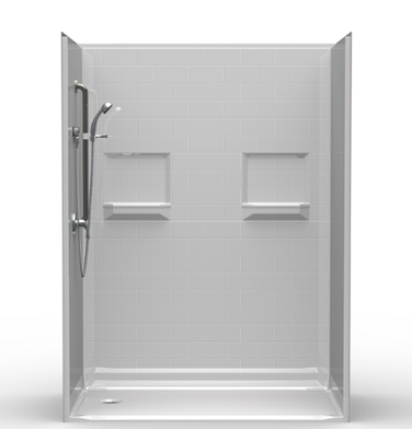 Walk In Shower Kit | 60 x 36 | Barrier Free | Contractor Package