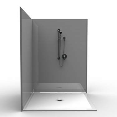 Corner Shower Stall | 60 x 60 | Multi-Piece | Barrier Free