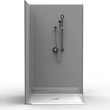 Corner Shower Stall | 48 x 48 | Multi-Piece | Barrier Free