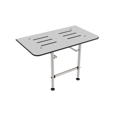 Large Heavy Duty Folding Shower Seat with Legs | 600lb Capacity