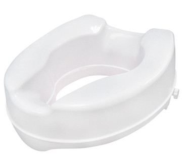 Raised Toilet Seat with Lock | Standard Seat | 4 Inches