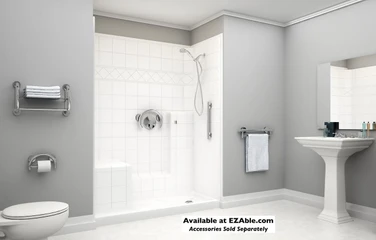 60 X 32 Shower | Built-in Seat | Tub to Shower