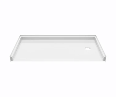 60x30 Barrier Free Shower Base with molded seat and left/right drain option