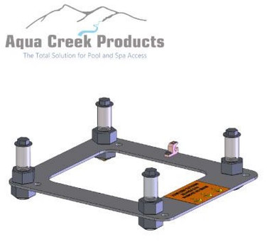 Anchor Kit for Admiral Pool Lift | Standard Anchor | 4" Inserts