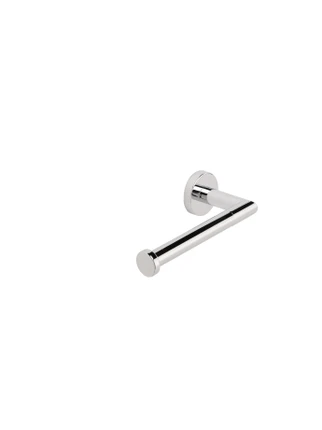 26-inch circular towel rod in polished chrome, designed for elegant bathroom décor