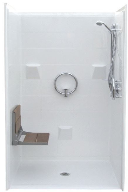 48 X 36 Shower Kit | Curbless Threshold & Multi-Piece