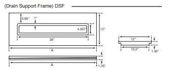 QuickDrain Drain Support Frame | SLDSF48