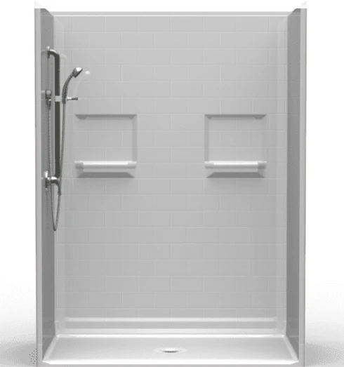 Walk In Shower Kit | 60 x 34 | Barrier Free | Contractor Package