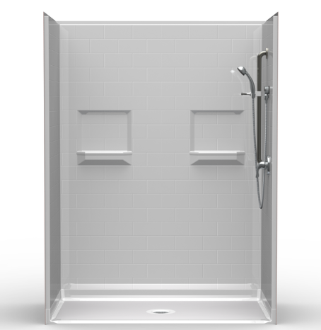 Walk In Shower Kit | 60 x 32 | Barrier Free | Deluxe Package