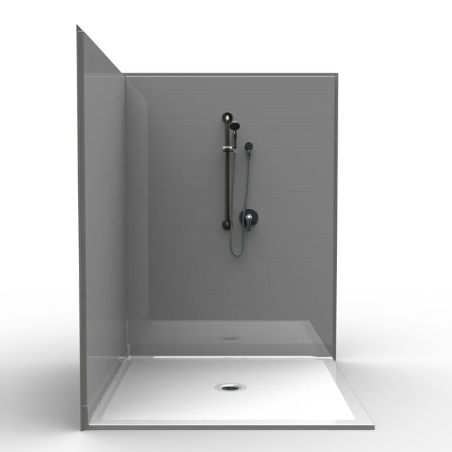 Corner Shower Stall | 60 x 60 | Multi-Piece | Barrier Free