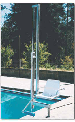 Aquatic Access Pool Lift with 135 Degree Rotation (IGAT-180 135)