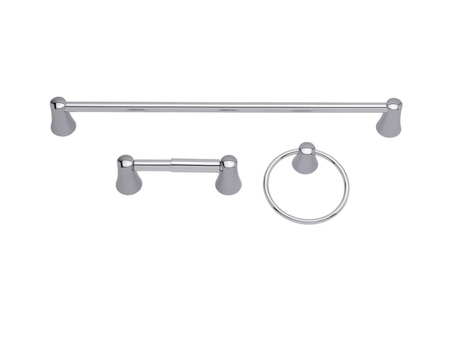 ColumBathroom Accessory Kit | Collapsible Toilet Roll Holder | Column