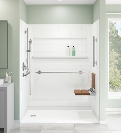 Curbless Multipiece Showers