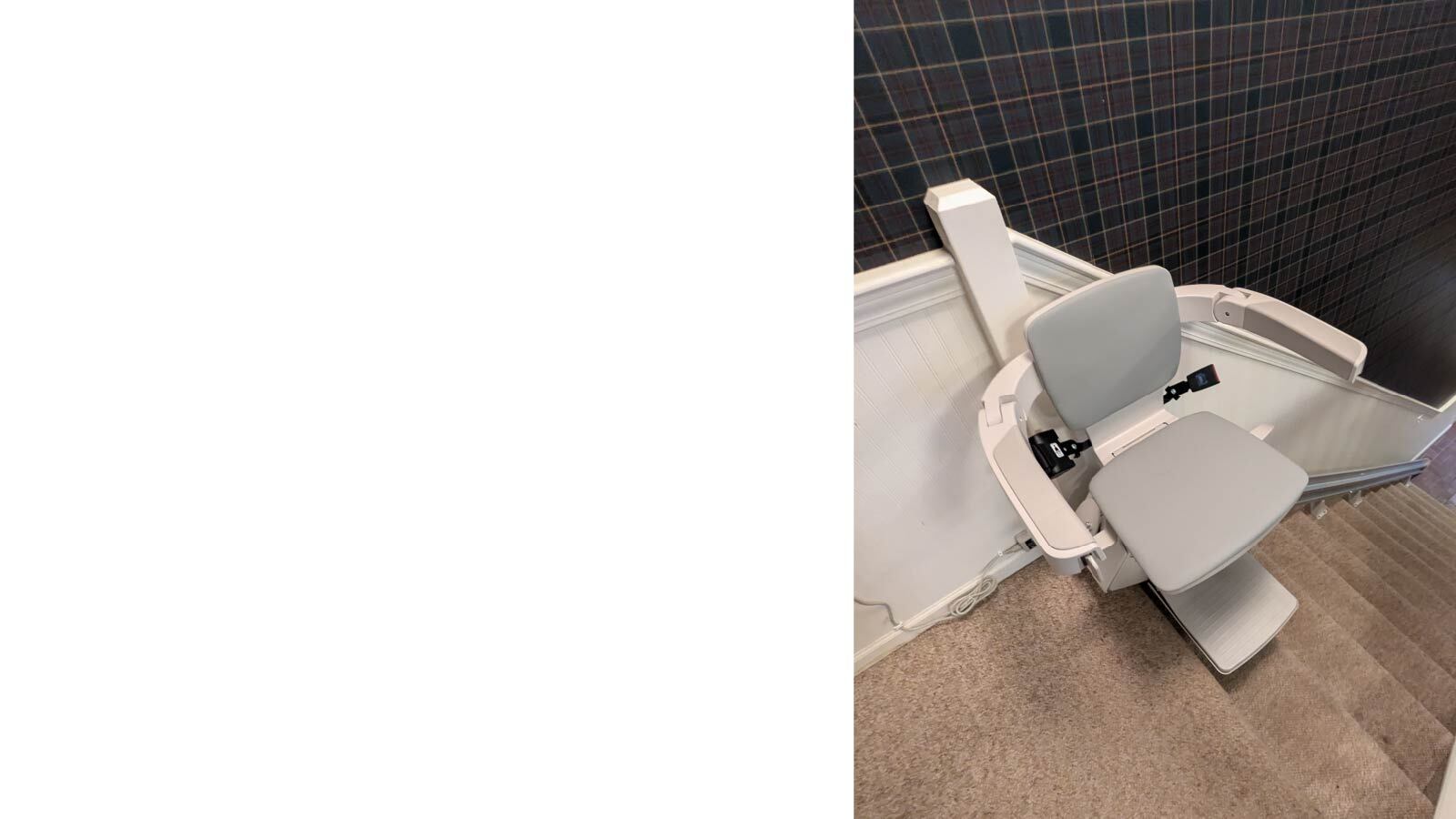 Stairlift installation in Charlevoix Michigan