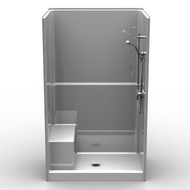 60x34 Walk-in Shower Kits