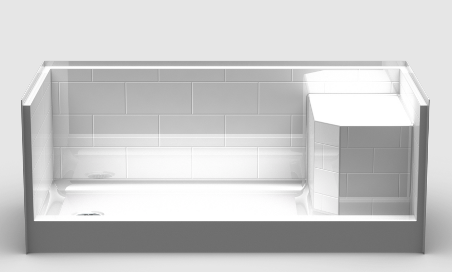 Shower Bases with Seat