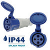 361409 Connector carries an environmental rating of IP44 Splashproof