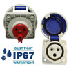 519306 Receptacle carries an environmental rating of IP67 Watertight