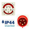 635 Inlet carries an environmental rating of IP44 Splashproof