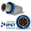 668409 Inlet carries an environmental rating of IP67 Watertight