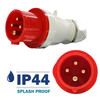 210406 Plug carries an environmental rating of IP44 Splashproof