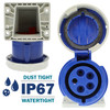 538509 Receptacle carries an environmental rating of IP67 Watertight